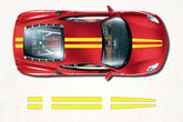 Ferrari F430 Center Stripes Decals